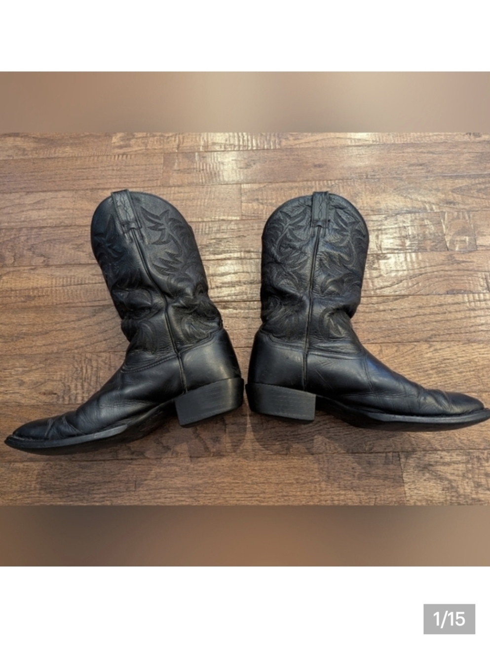 Ariat Heritage R Toe Western Leather  Cowboy Boots Mens 8.5 EE  Woman's 10.5